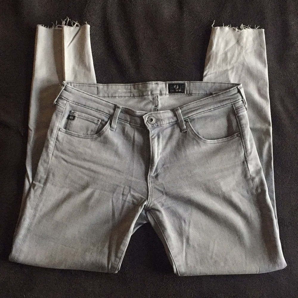AG Jeans Legging Ankle in Ultra Light Blue